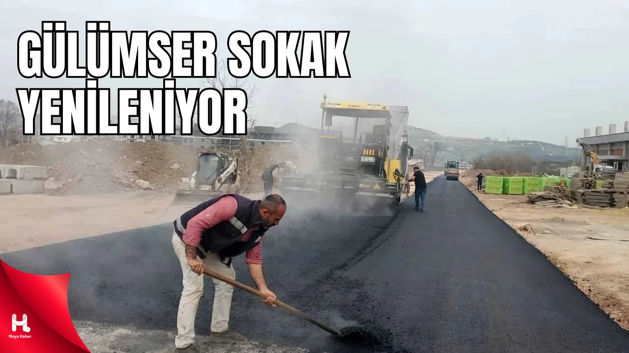 Kocaeli Kartepe'de Gülümser Sokak Yenileniyor