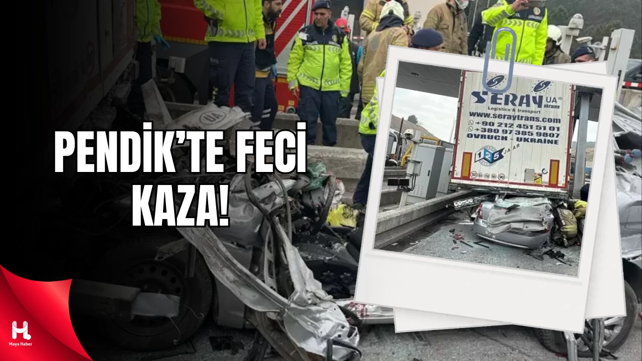 Pendik'te Otomobil TIR'a Çarptı: 4 Kişi Hayatını Kaybetti
