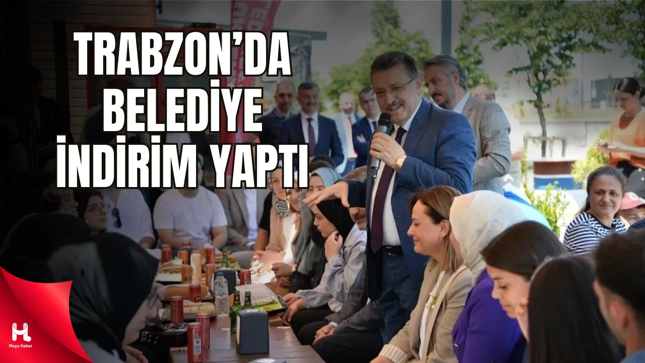 Trabzon’da Belediye İndirim Yaptı, Vatandaşlar Yararlandı