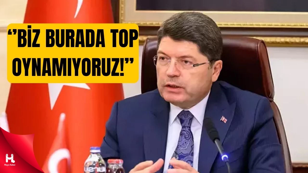 Adalet Bakanı Yılmaz Tunç'dan DEM Parti'ye Rest!
