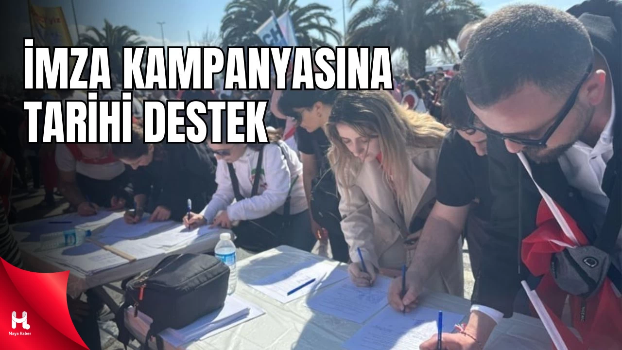 İmamoğlu’na Özgürlük İçin Bir Haftada 7 Milyon İmza Toplandı