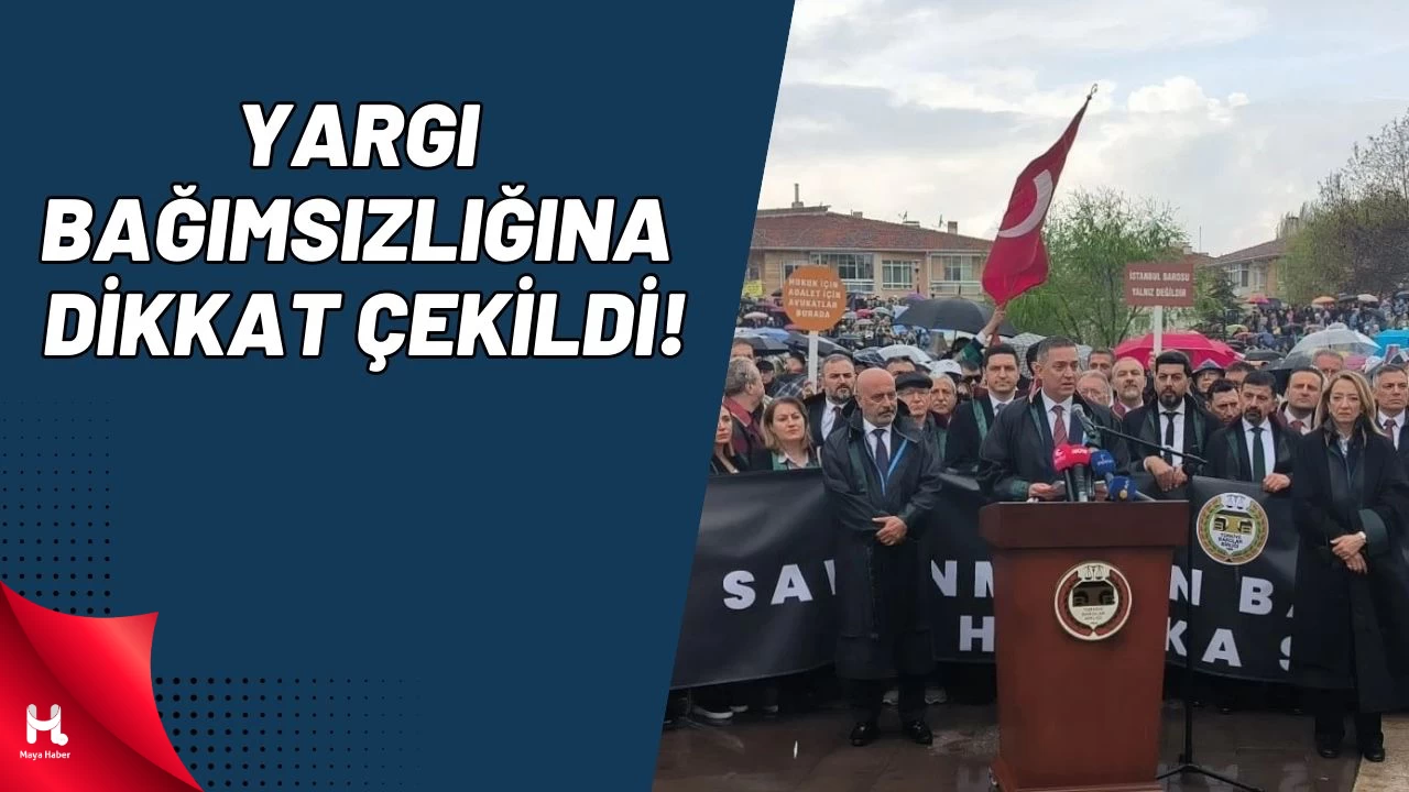 Avukatlardan Ankara'da 'Hukuka Saygı' Yürüyüşü!