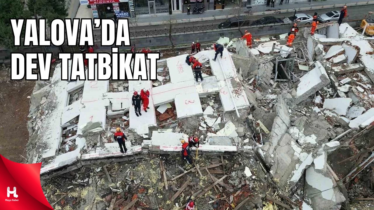 Yalova’da Dev Arama Kurtarma Tatbikatı