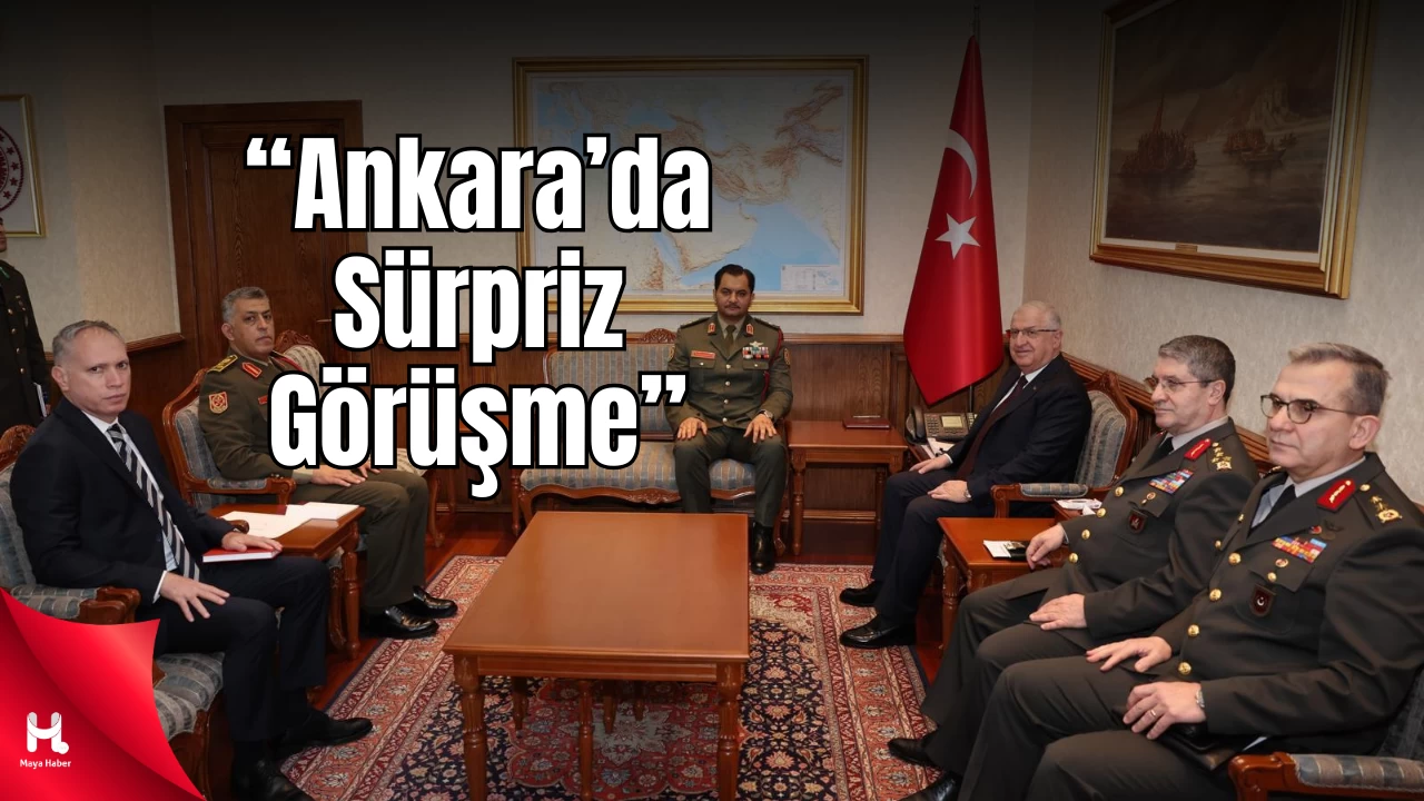 " Bakan Güler Libyalı Komutan Hafter'i Kabul Etti "