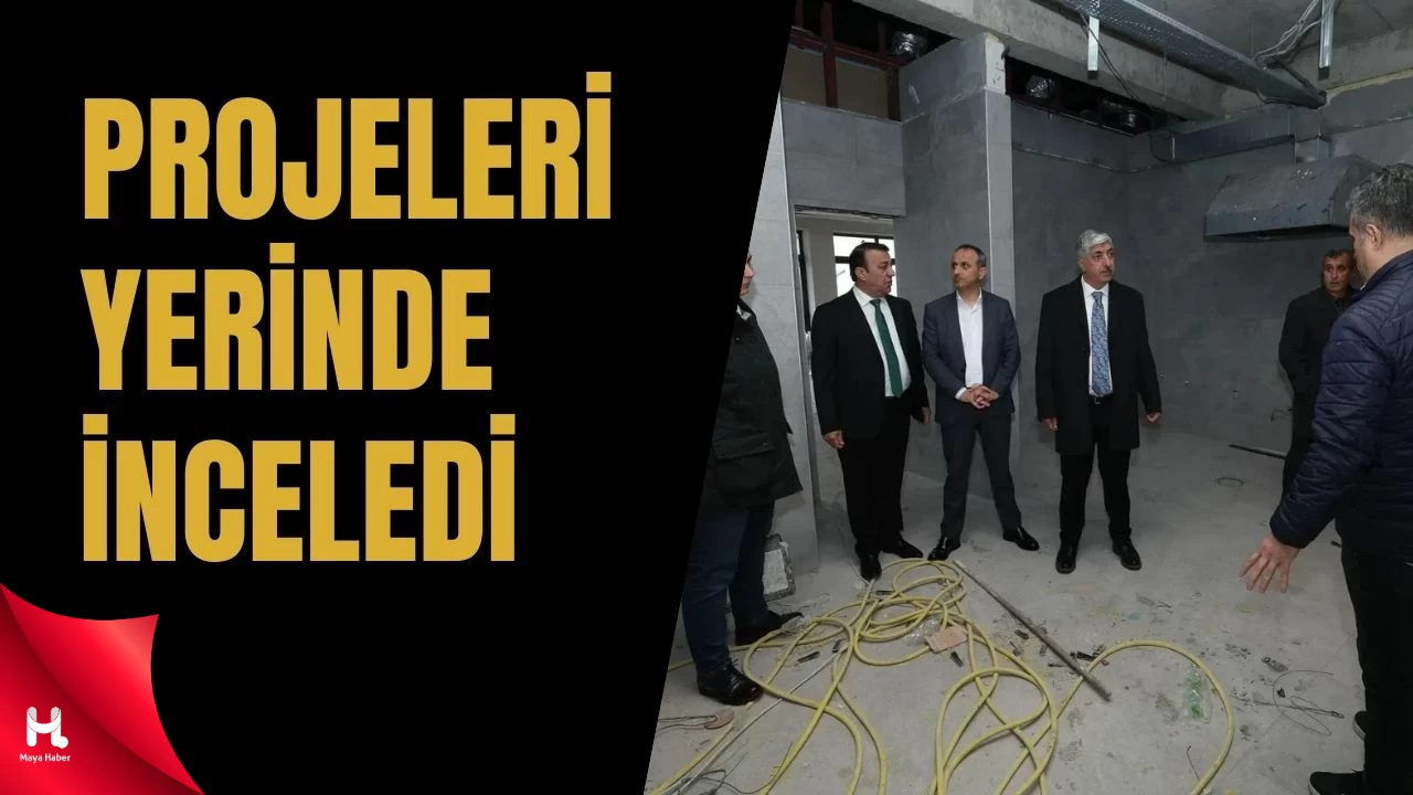 Dilovası Belediye Başkanı Ramazan Ömeroğlu Projeleri Yerinde İnceledi