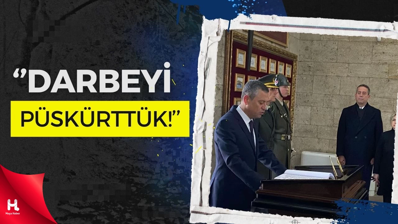 Özgür Özel, Anıtkabir Özel Defteri'ne Yazdı!