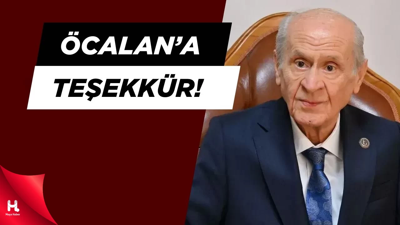Bahçeli, Öcalan'a Teşekkür Etti: 'Şükranlarımı Sunuyorum'
