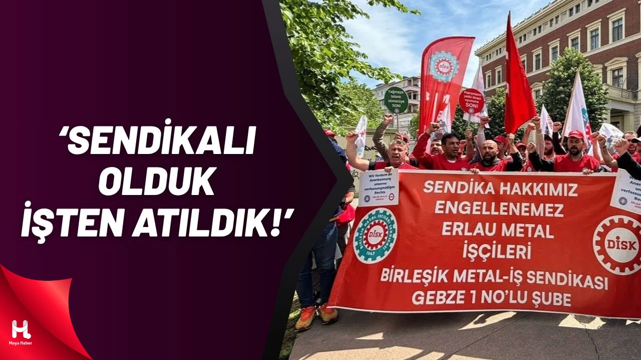 Erlau İşçileri Almanya Başkonsolosluğu Önünde Ses Yükseltti
