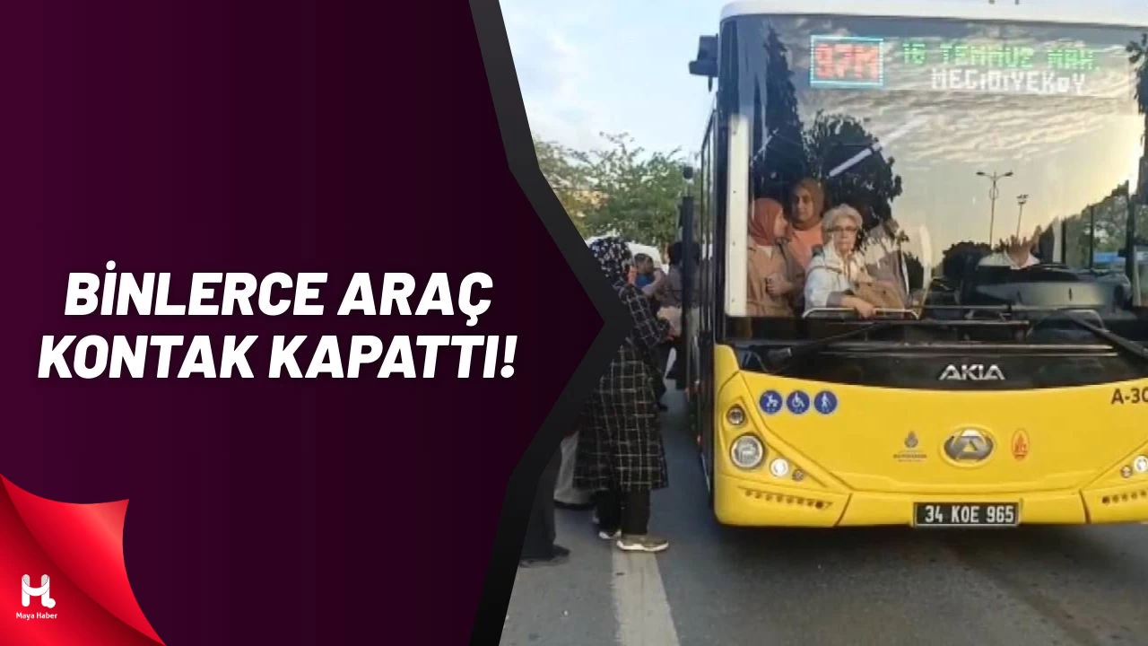 İstanbul’da Ulaşım Krizi: Halk Otobüsleri Kontak Kapattı