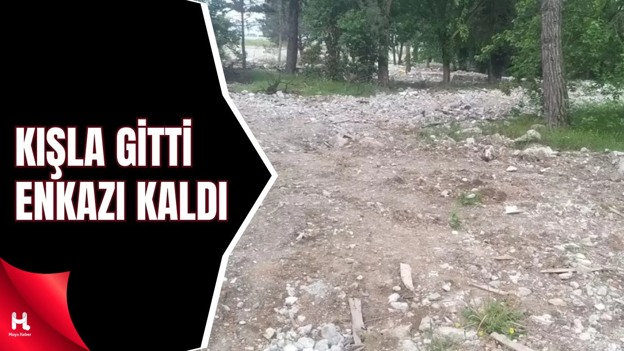 Kartepe’de Kışla Gitti Enkazı Kaldı