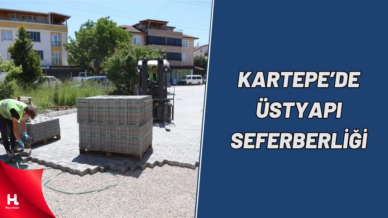 Kartepe’de Üstyapı Çalışmaları Aralıksız Sürüyor