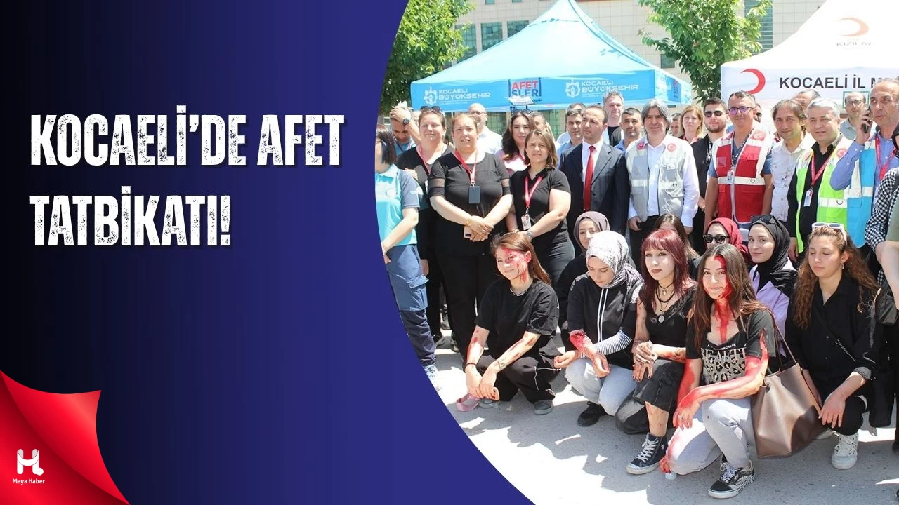Kocaeli Devlet Hastanesi’nden Gerçeği Aratmayan Afet Tatbikatı