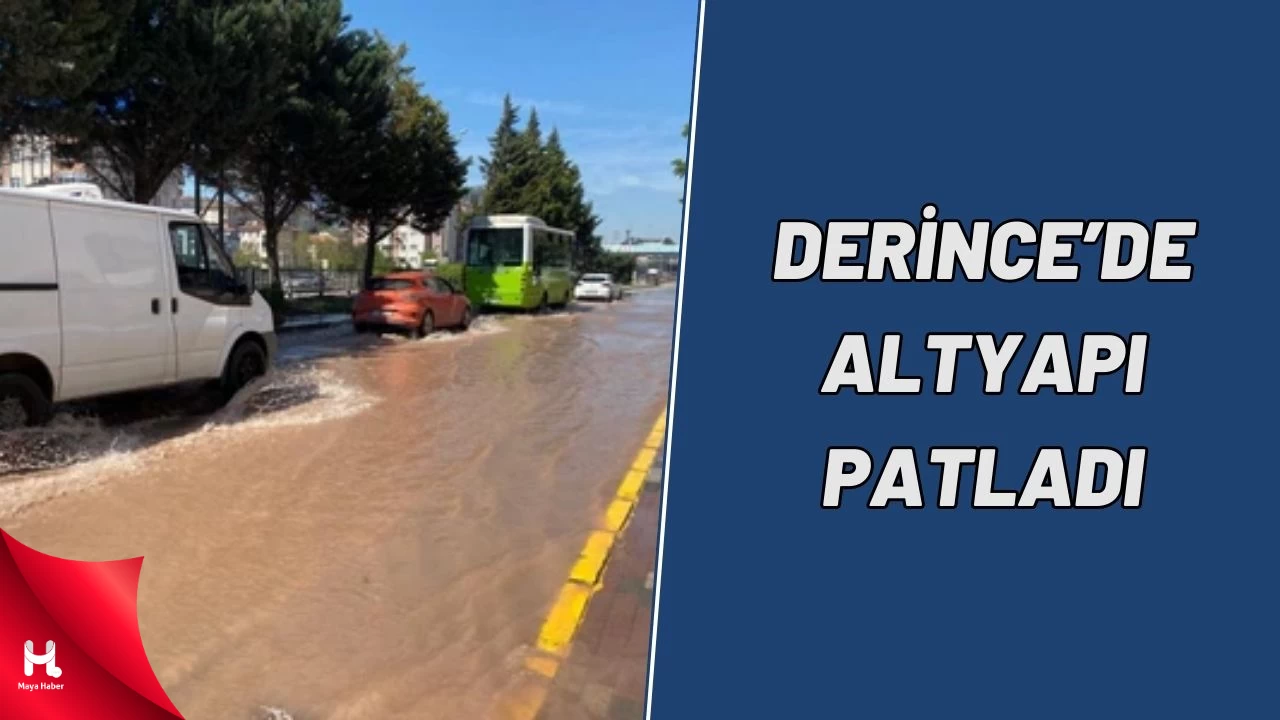 Derince’de Altyapı Patladı, İlçe Sular Altında Kaldı