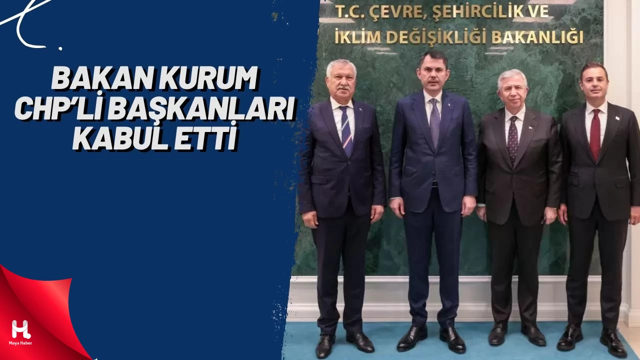 Bakan Kurum’dan CHP’li Başkanlarla Kritik Görüşme