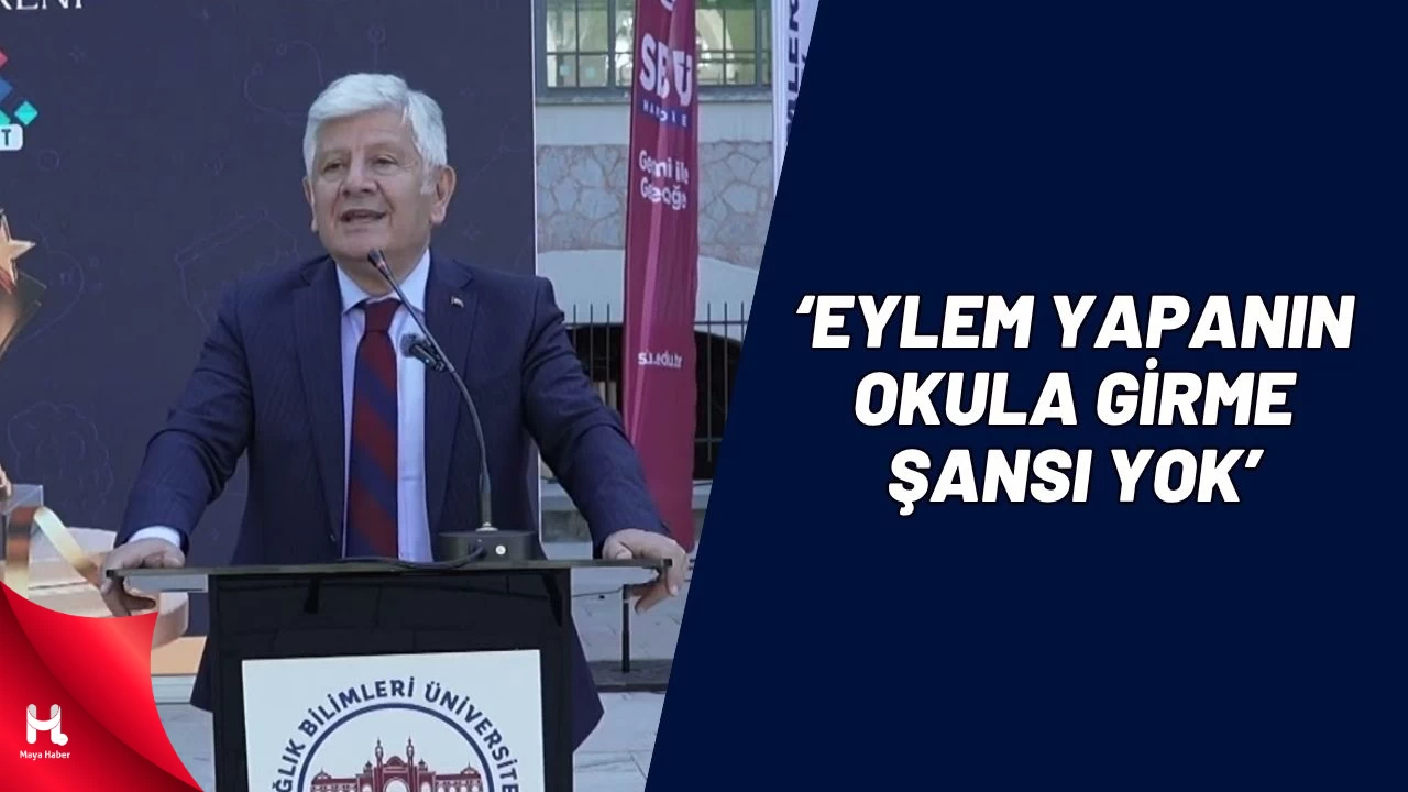 Sağlık Bilimleri Üniversitesi Rektörü Aydın’dan Öğrencilere Tehdit