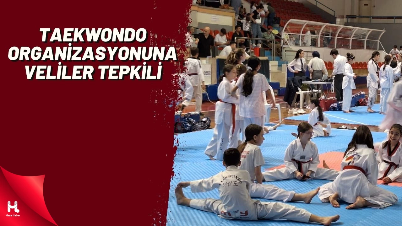 Atatürk Spor Salonu'ndaki Taekwondo Organizasyonuna Velilerden Tepki