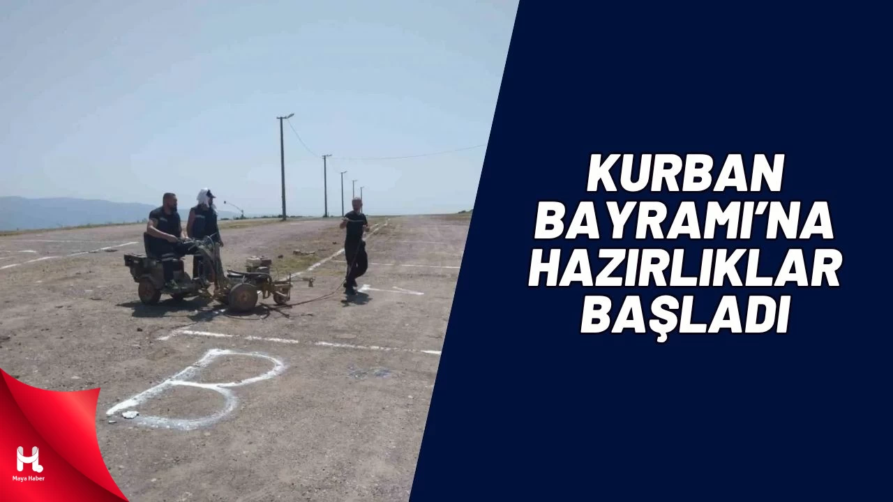 Körfez'de Kurban Satış Alanı Hazırlıkları Başladı
