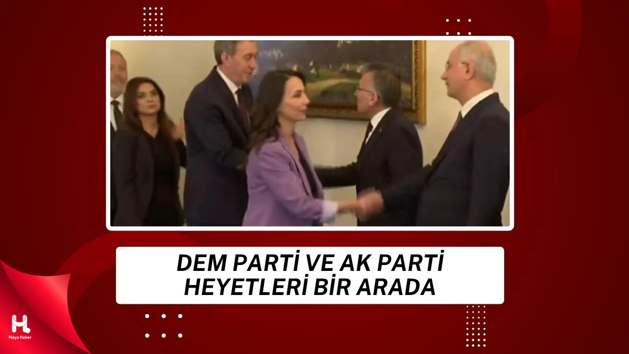 DEM Parti-AK Parti Görüşmesi Başladı