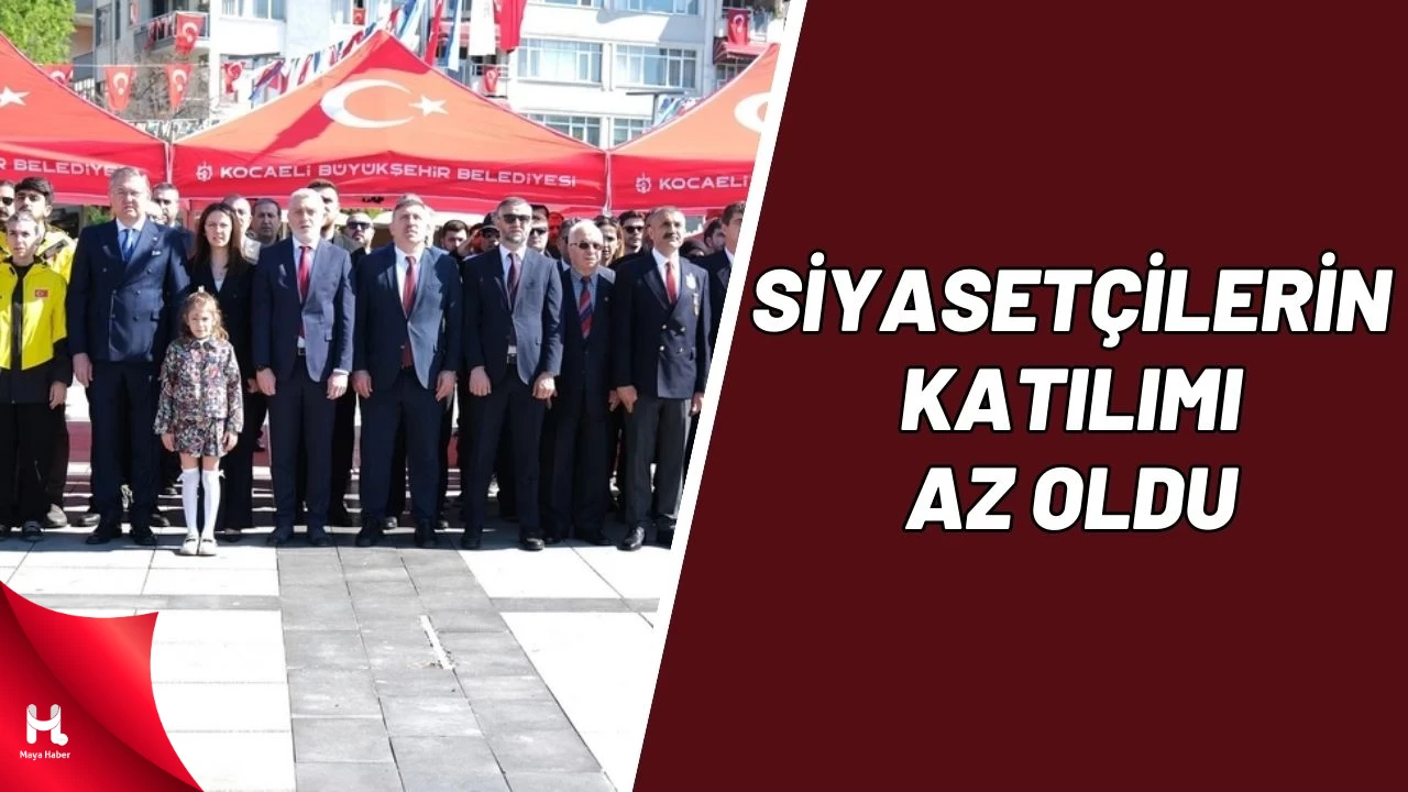 İzmit’teki 19 Mayıs Çelenk Törenine Siyasetin İlgisi Yoktu