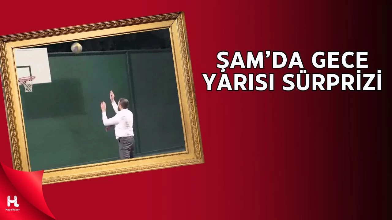Suriye Cumhurbaşkanı Basketbol Sahasında!