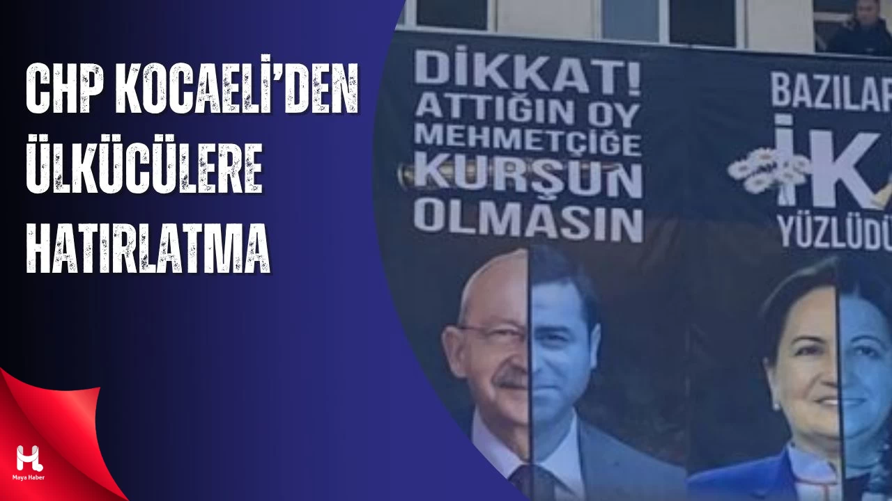 CHP’li Gençten Ülkücülere Pankart Hatırlatması! 'Neden Suspussunuz?'
