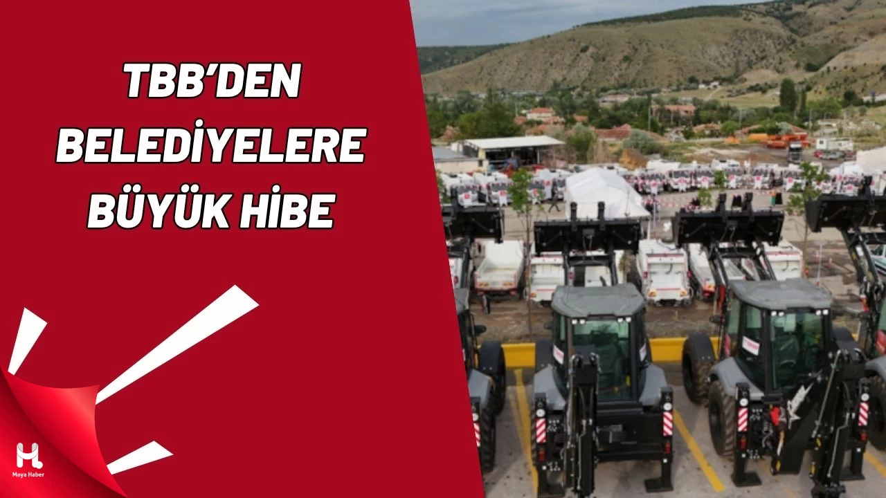 TBB'den 57 Belediyeye 59 Araç Hibesi