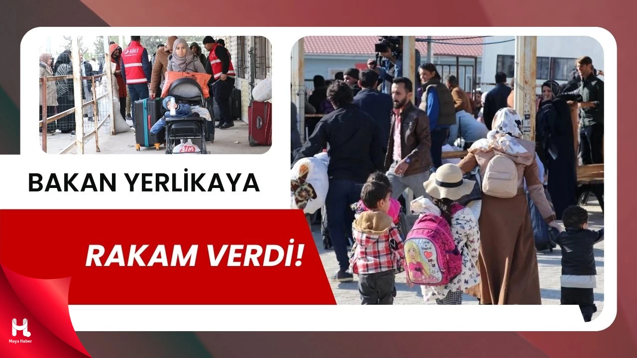 Gönüllü Dönüş Yapan Suriyelilerin Sayısı Belli Oldu!