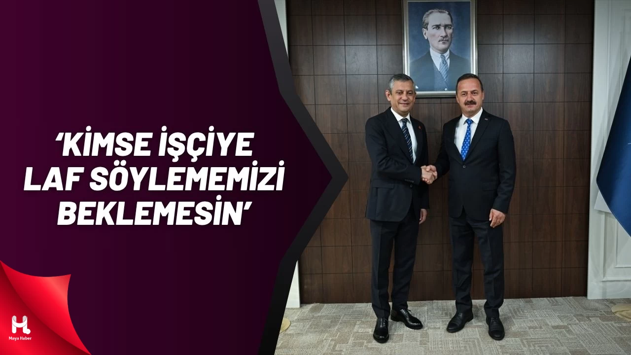 Özgür Özel'den İzmir’deki Greve Destek