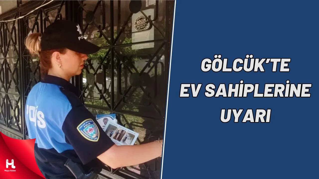 Gölcük'te Toplum Destekli Polislerden Kapı Zili Uygulaması