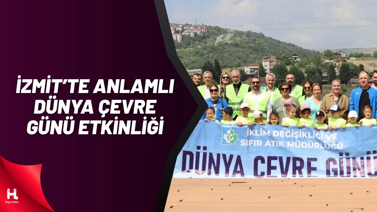 İzmit Belediyesi'nden Dünya Çevre Günü Kapsamında Anlamlı Etkinlik