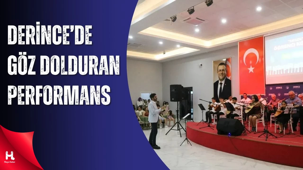 Derince’de Genç Yetenekler Sahne Aldı