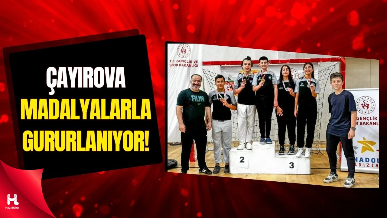 Çayırova Sporcularından Madalya Yağmuru