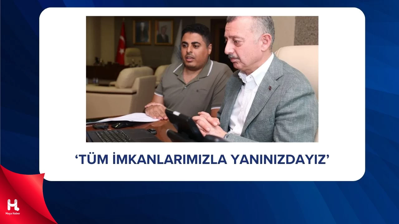 Büyükakın'dan Gazze Belediye Başkanı'yla Önemli Görüşme