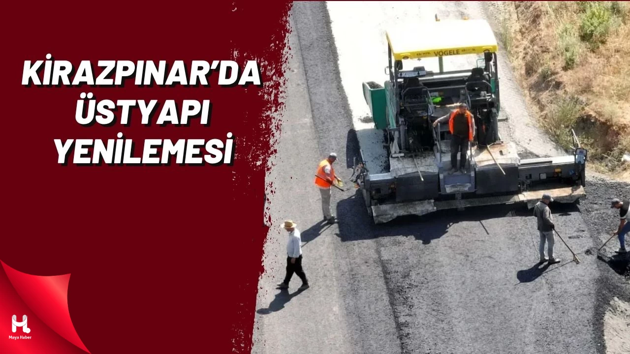 Büyükşehir'den Kirazpınar’da Üstyapı Atağı