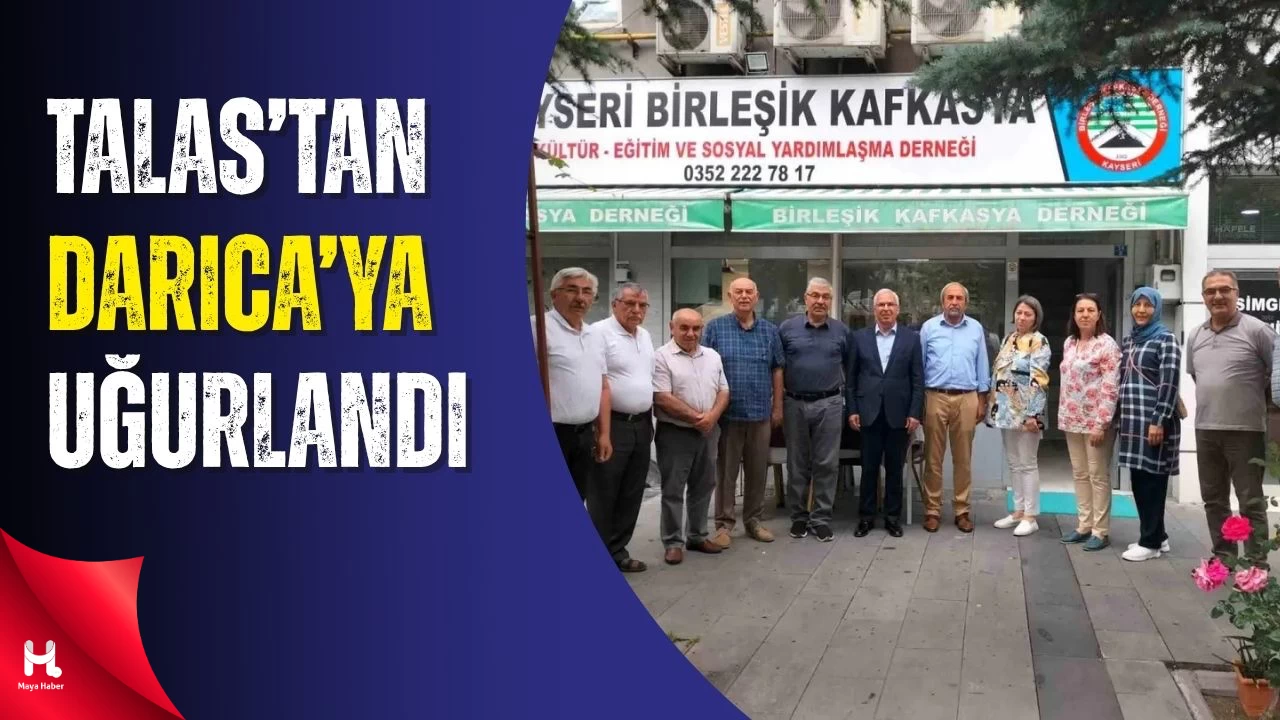 Darıca’ya Atanan Kaymakam Dönmez’e Kafkas Derneği’nden Veda