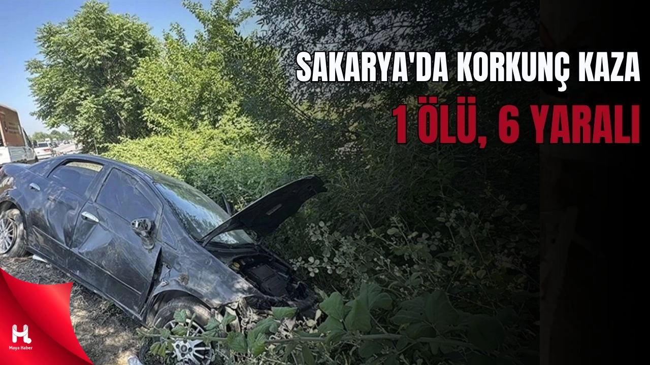 Sakarya’da feci kaza 1 Kişi Hayatını Kaybetti, 6 Kişi Yaralandı