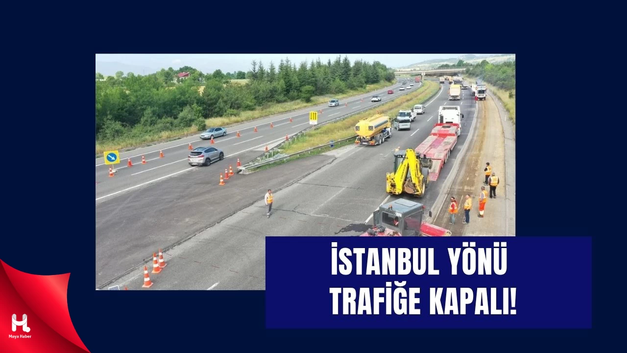 Anadolu Otoyolu’nda Yol Çalışması  Başladı!