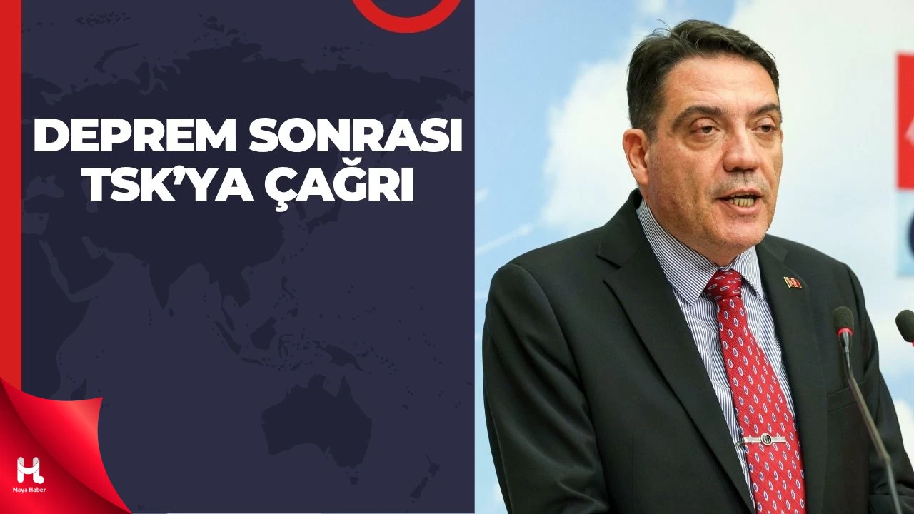 'Depremde En Büyük Görev TSK'ya Düşer'