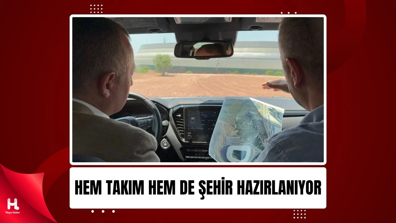 Başkan Büyükakın, Kocaeli Stadyumu'ndaki Çalışmaları İnceledi