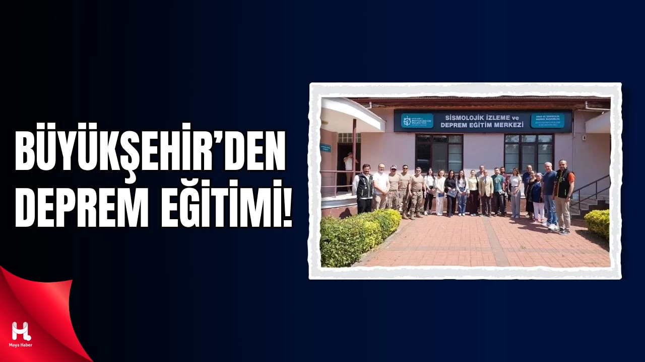 Büyükşehir'den Emniyet Personeline Deprem Bilinci Eğitimi