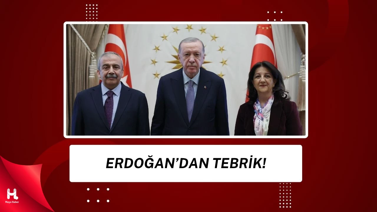 Cumhurbaşkanı Erdoğan'dan Pervin Buldan'a Tebrik