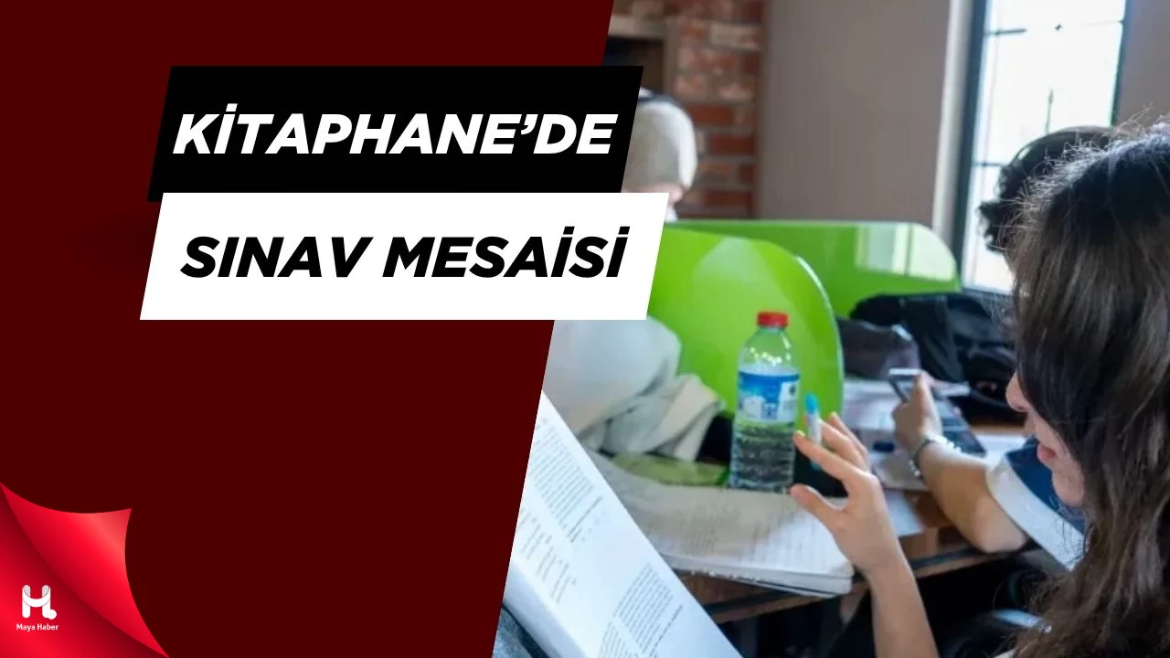 Başiskele Kitaphane’de Yoğun Sınav Mesaisi