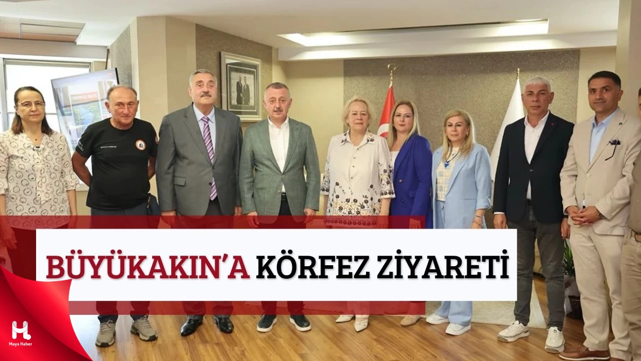 Körfez Kent Konseyi'nden Büyükakın’a Ziyaret