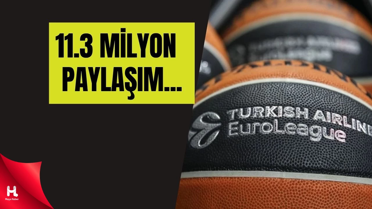 THY EuroLeague'de Sosyal Medya Rekoru...