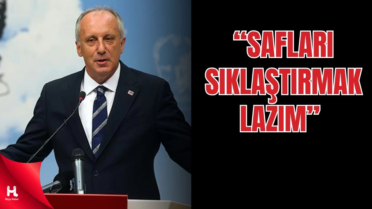 Muharrem İnce'nin CHP'ye Dönüş Mesajı