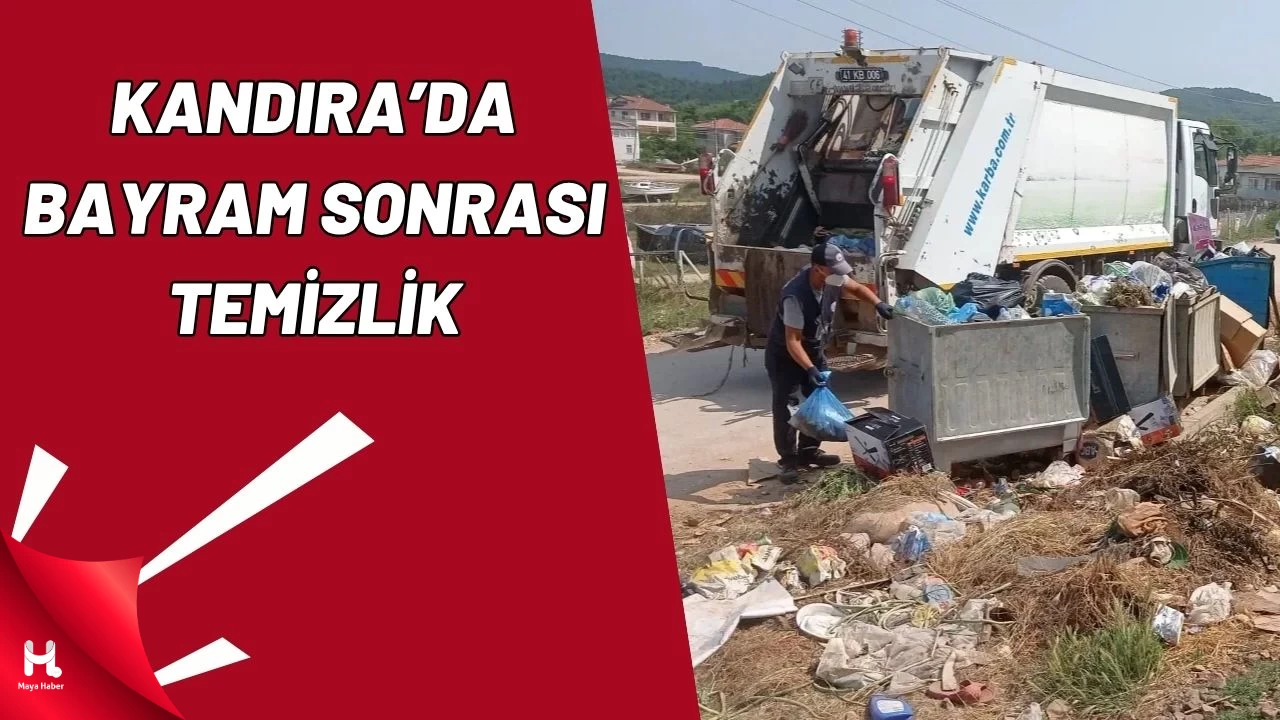 Kandıra Belediyesi Kurban Bayramı'nda Temizlikte Rekor Kırdı