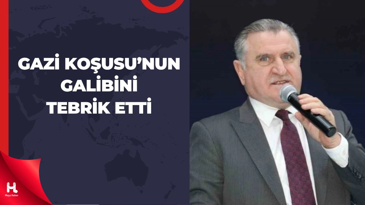 Bakan Bak Gazi Koşusu'nu Kazanan Ahmet Çelik'i Tebrik Etti