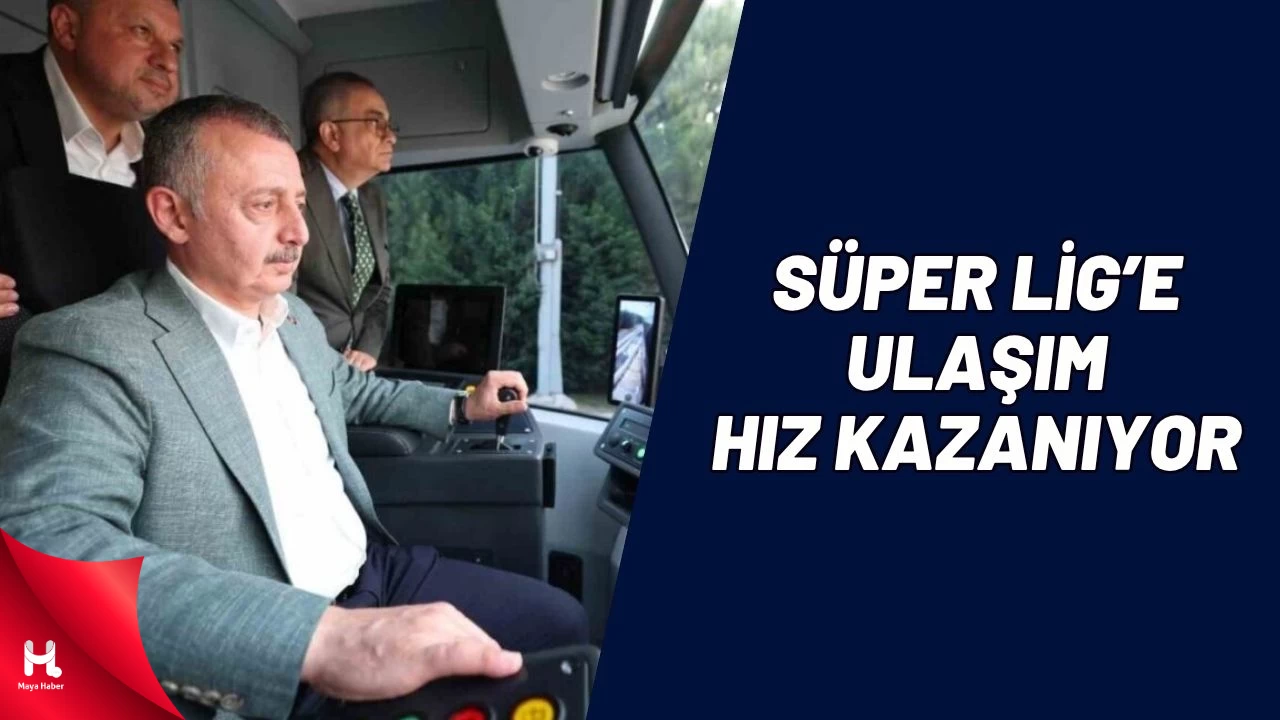 Büyükakın Test Sürüşünü Yaptı: Süper Lig Maçlarına Tramvayla Gidilecek