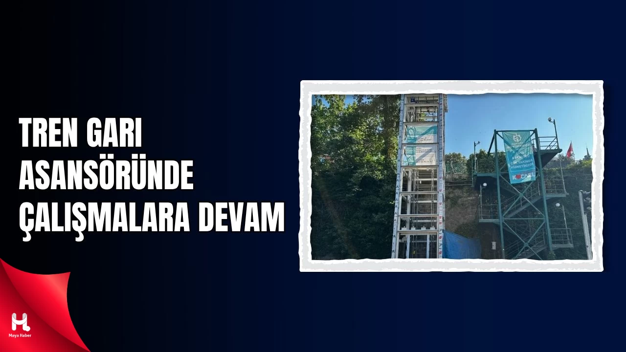 İzmit Tren Garı Asansörü Hızla İlerliyor