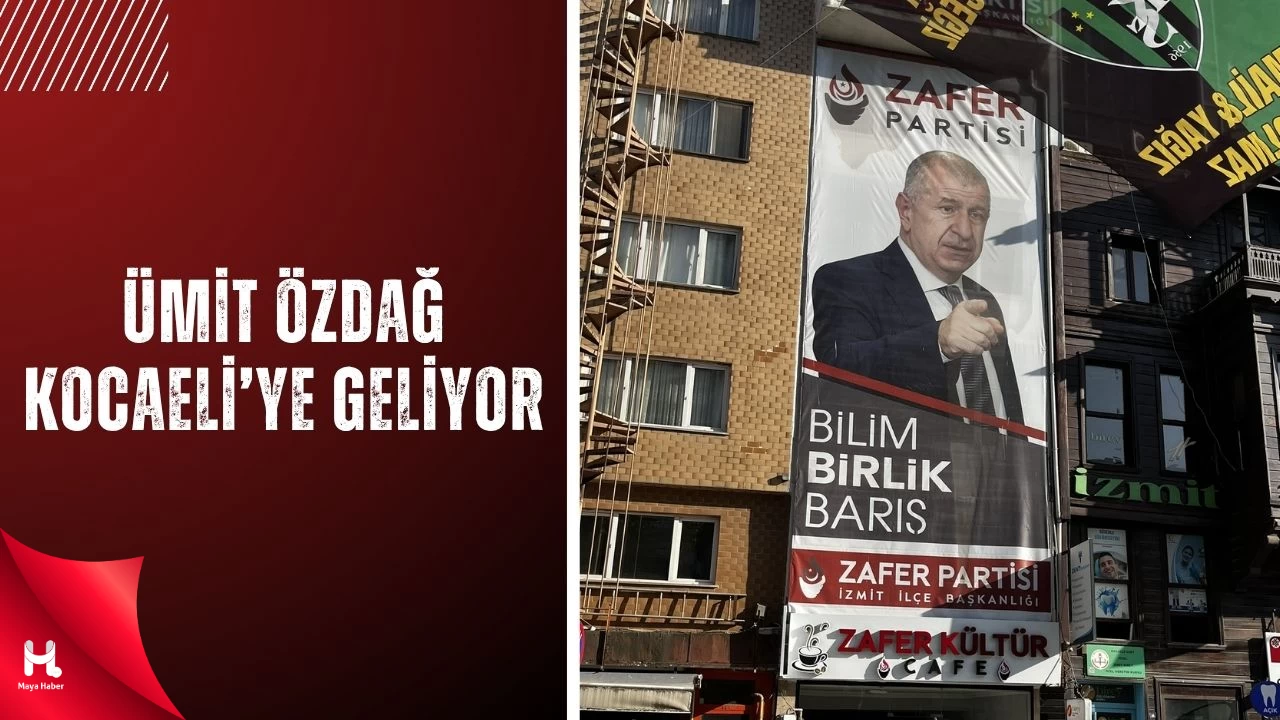 Ümit Özdağ Kocaeli'de Açılışa Katılıyor